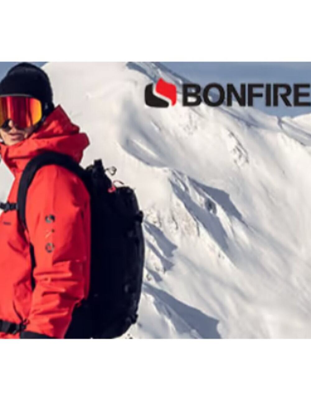 Bonfire Men's Particle Snowboard Jacket Red Size M